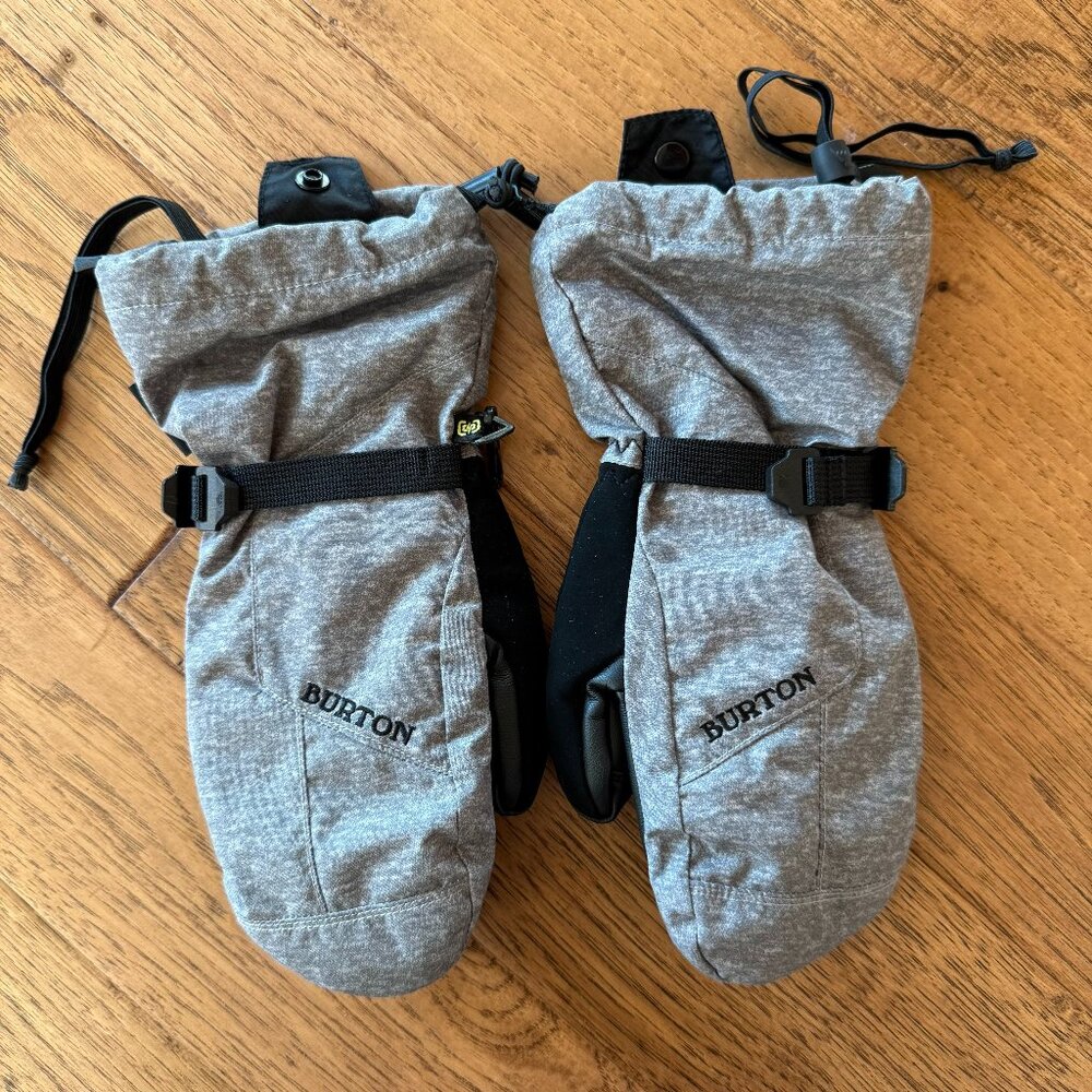 Bruton Gore-Tex Mittens Kids' Large, Monument Heather Gray